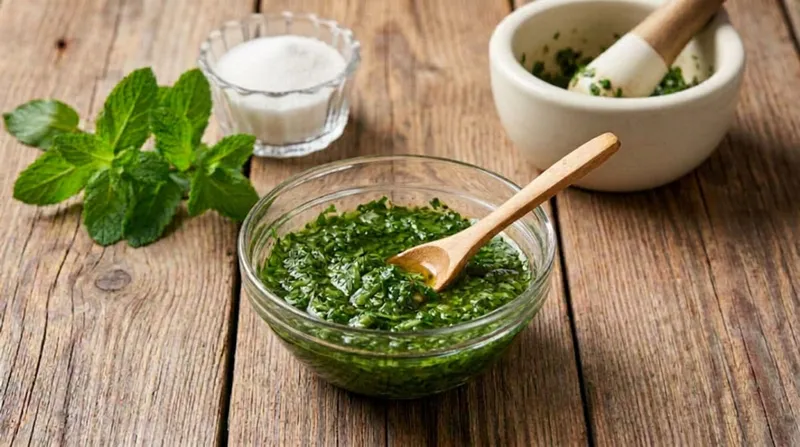 La vraie sauce à la menthe britannique en 15 minutes