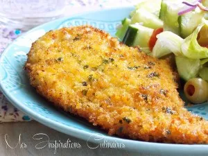 Escalope milanaise au poulet, recette facile
