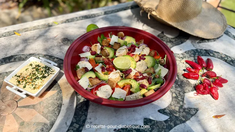 Salade César à la mexicaine
