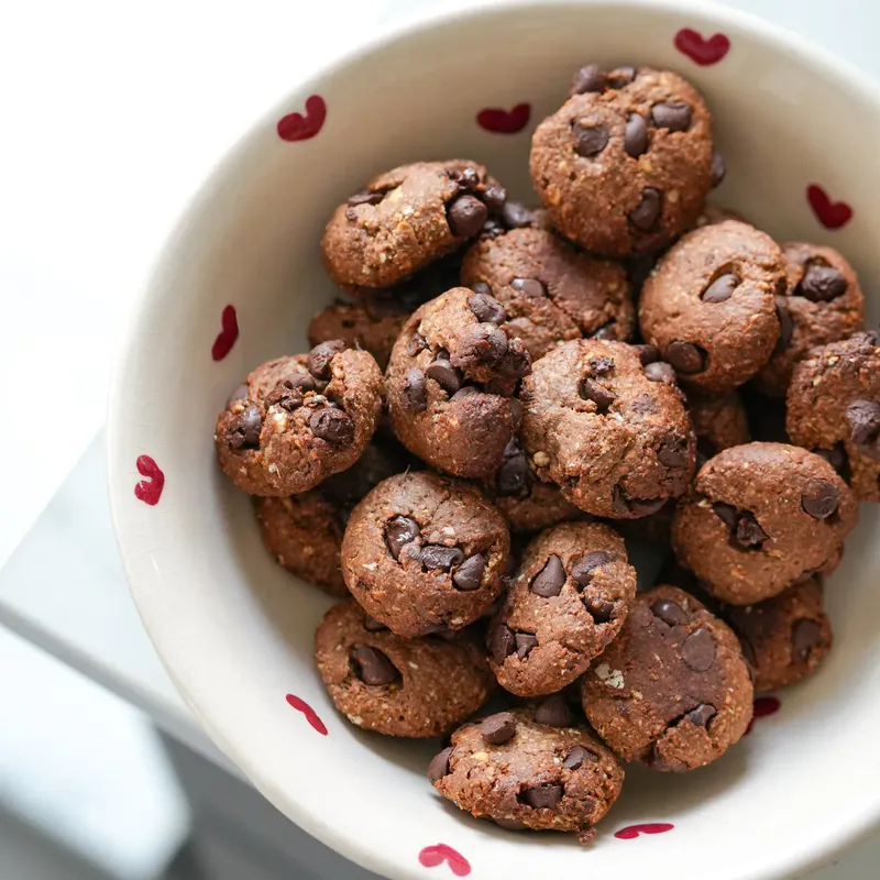 Biscuits healthy avoine chocolat (sans gluten & sans lactose)