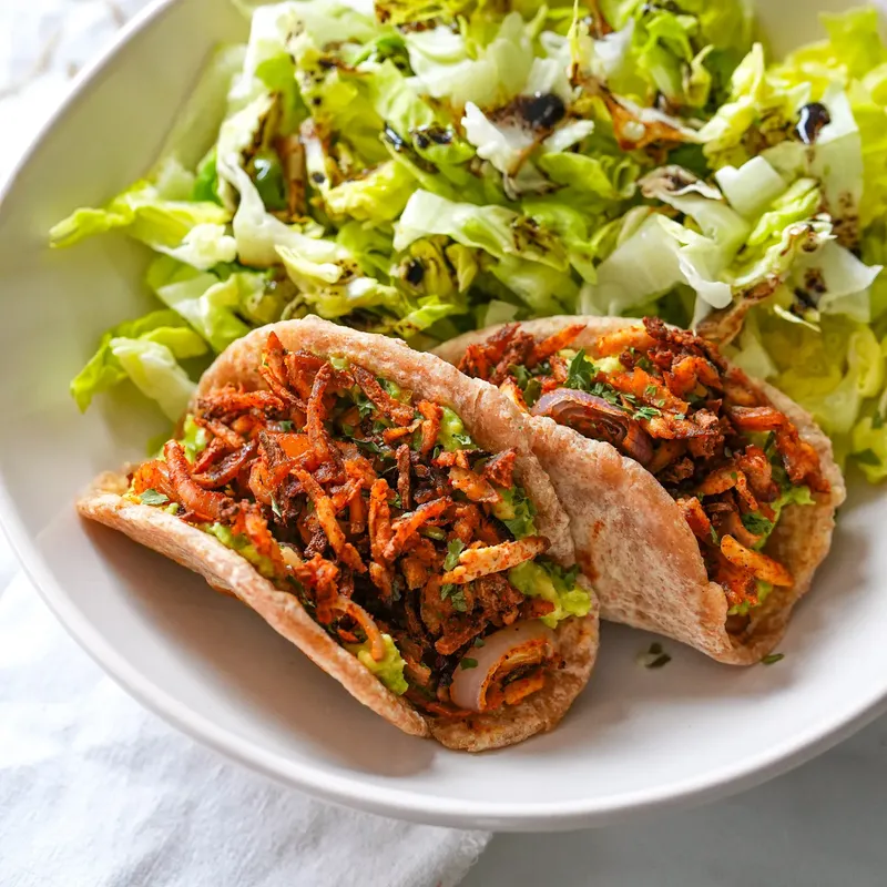 Tacos mexicains au tofu croustillant