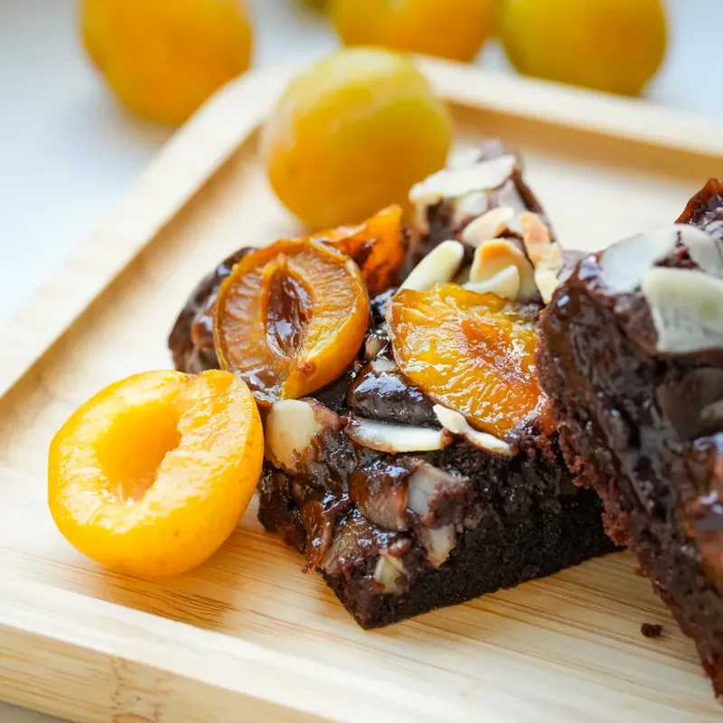 Brownie fondant à la Mirabelle