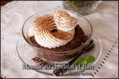 Mousse au chocolat et flan == Foodista Challenge #134