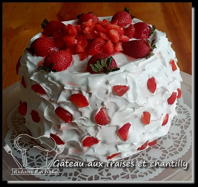 Gâteau Fraises & Chantilly