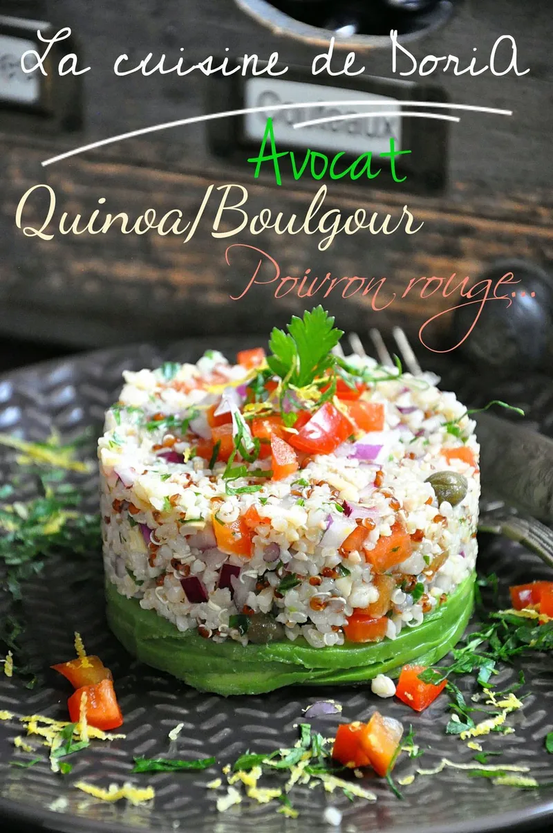 Ensalada de quinoa boulgour