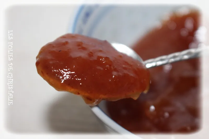 Confiture de pêches Thermomix)