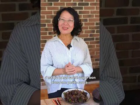 Du bœuf mongol bien tendre avec sa petite sauce !