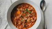 Soupe style cigare au chou