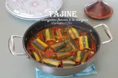 Tajine aux courgettes farcies à la merguez