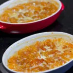 Gratin de mirabelles à la noisette