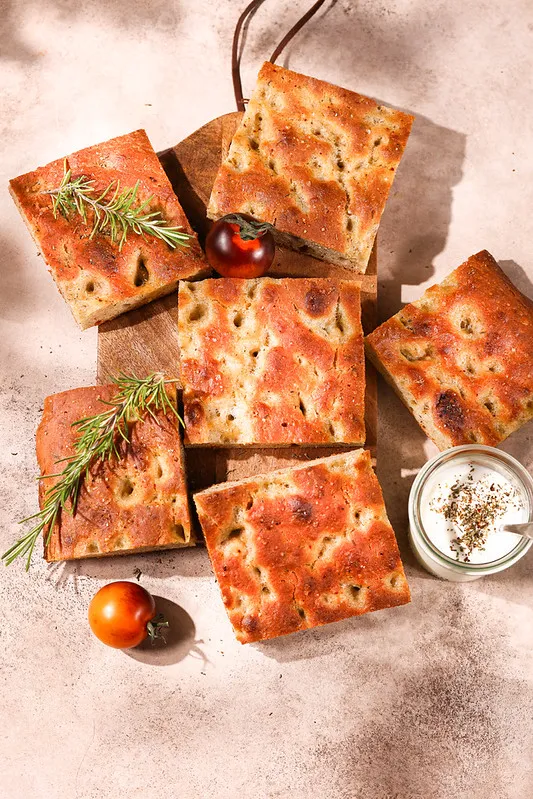 Focaccia au yaourt