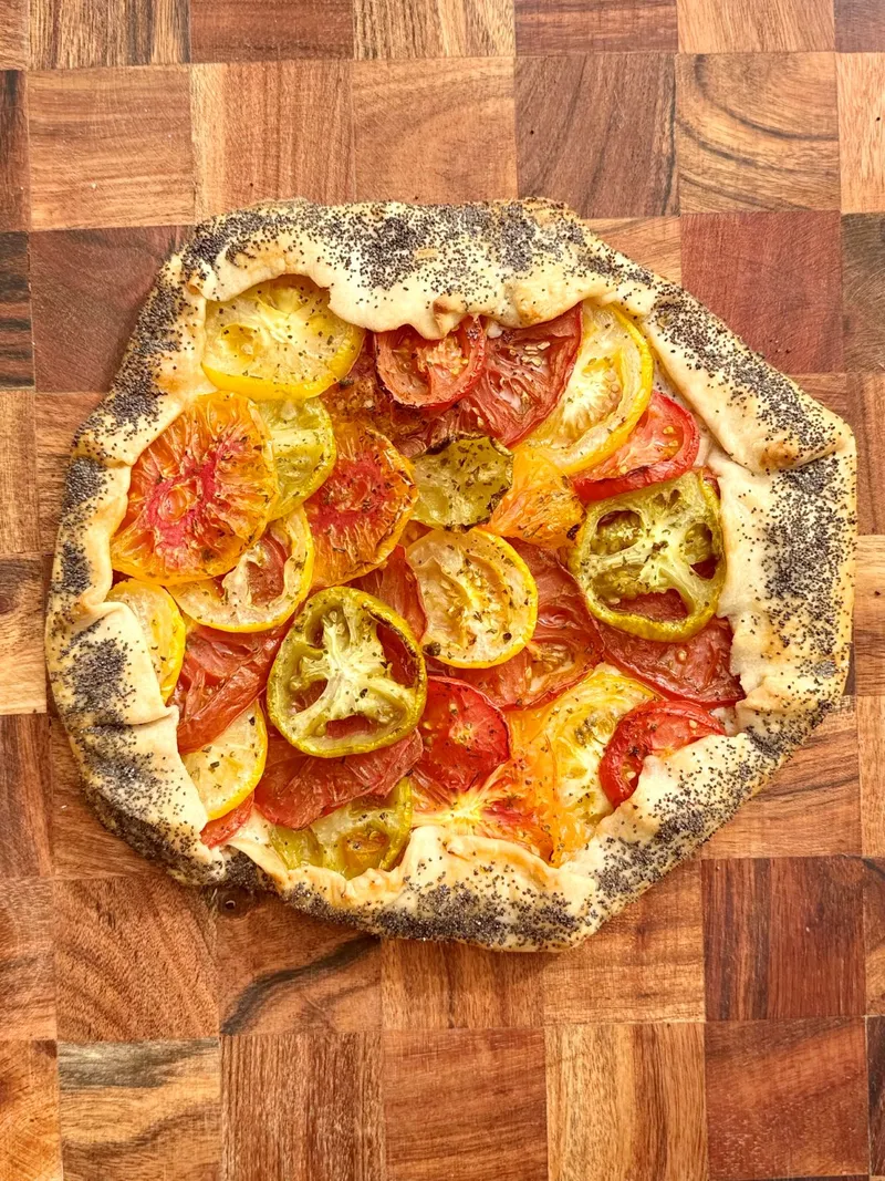 Tarte tomate parmesan