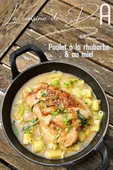 Poulet à la rhubarbe & au miel