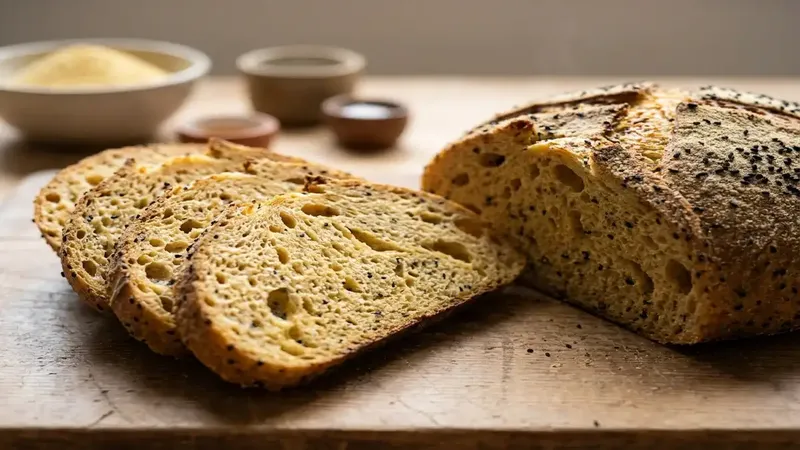 Pain khorasan aux graines de nigelle : recette maison