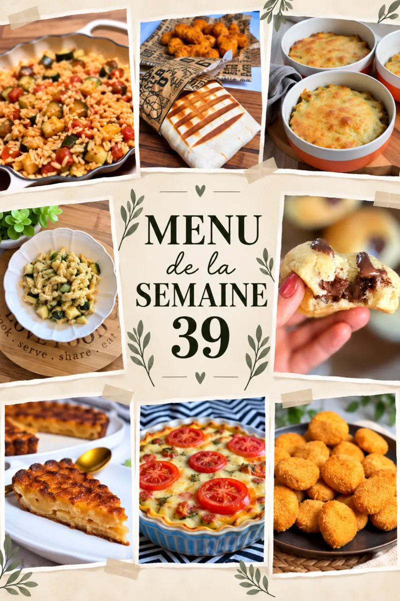 Ma semaine 39 : léger en semaine, gourmand le mercredi