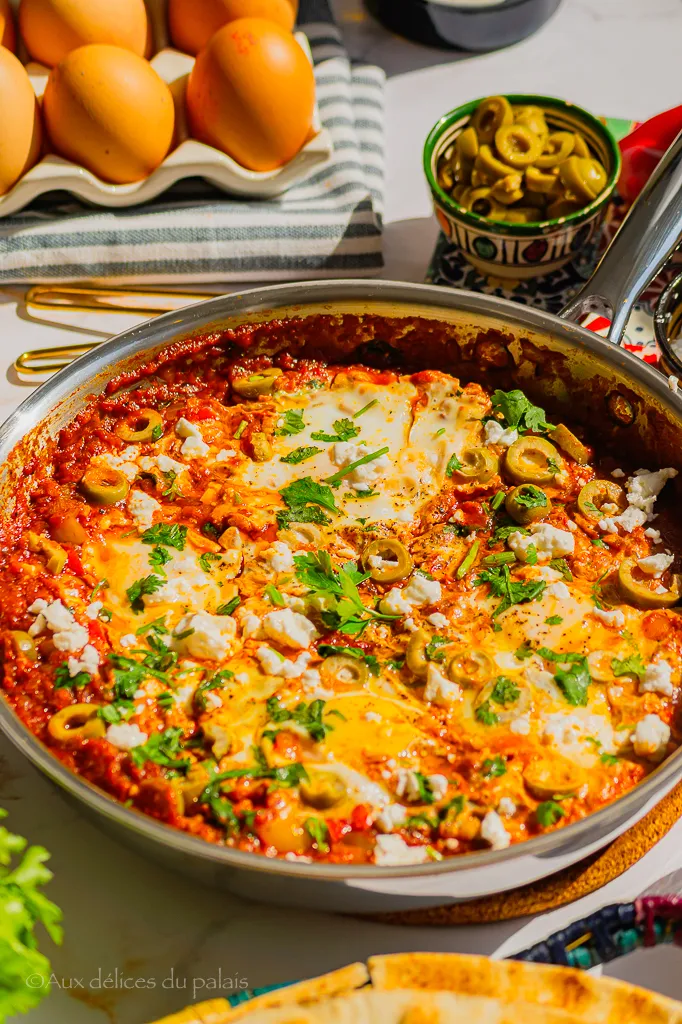 Chakchouka marocaine aux œufs