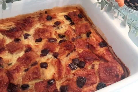 Pudding de Chocolatines anti-gaspi