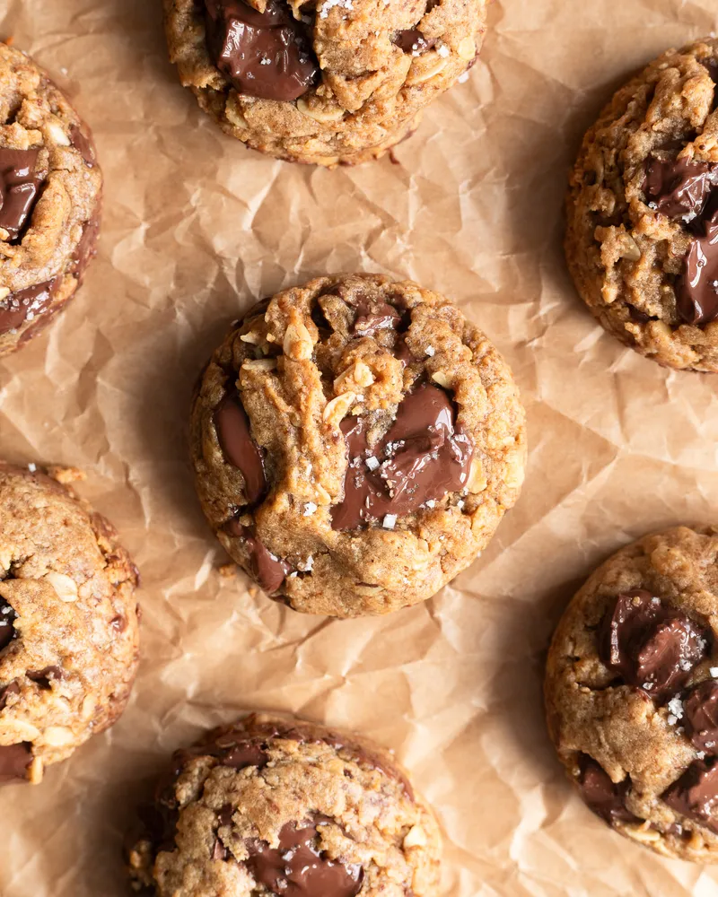Cookies aux pépites de chocolat et flocons d’avoine