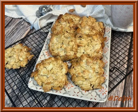 Croquants aux amandes et chocolat