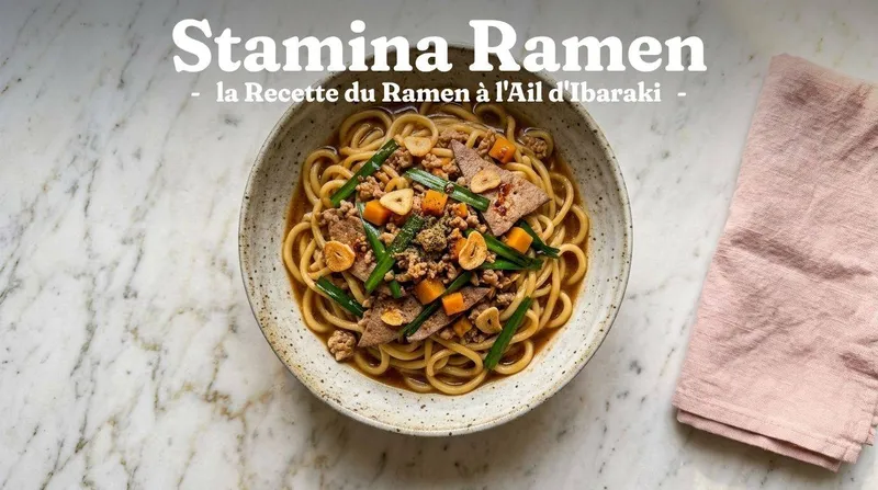 Stamina Ramen : la Recette du Ramen à l’Ail d’Ibaraki