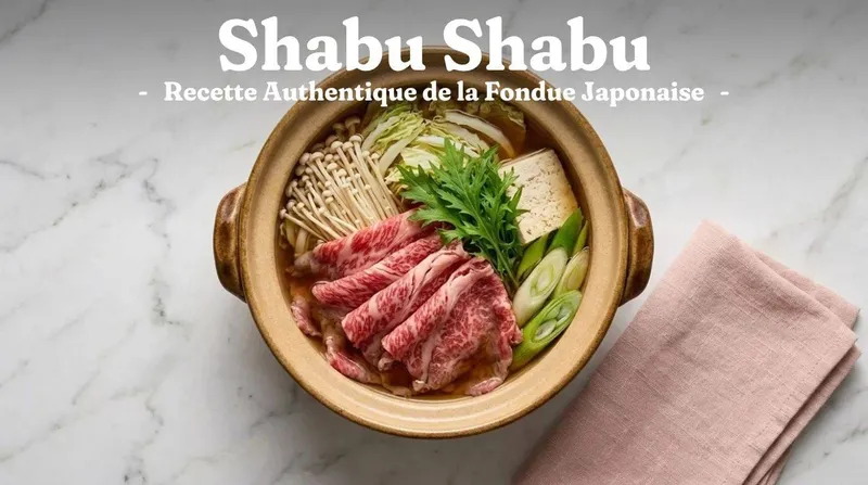 Shabu Shabu : Recette Authentique de la Fondue Japonaise