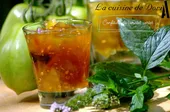Confiture de tomates vertes et menthe