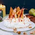 Pavlova poire caramel