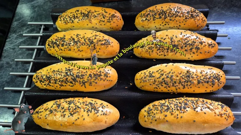 Pain hot-dog maison