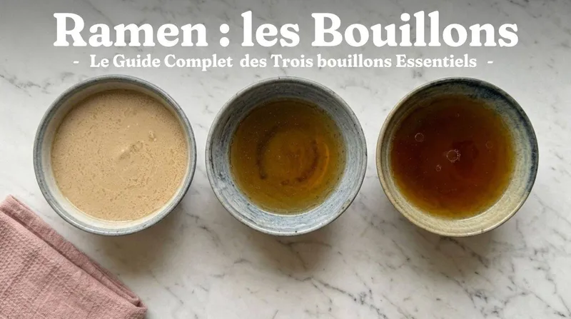 Bouillon Ramen : Guide Complet Chintan, Paitan, Gyokai