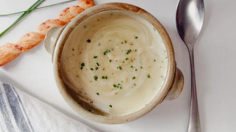 Crème de poireaux qui goûte l’amour (sans pomme de terre)