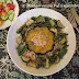 Assiette de courge au couscous perlé et aux légumes verts +