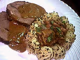 Biche roti girolles madere01