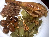 Chapon farci cepes noix01