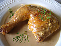 Cuisses poulet sauce moutarde01