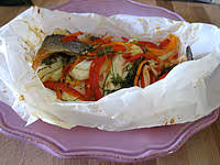 Filet truite papillote01