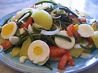 Haricots verts salade01