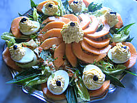Oeufs farcis brousse radis noir01