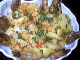 Salade gambas cancoillotte06