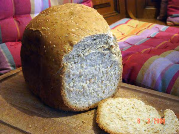 Pain aux graines de sesame