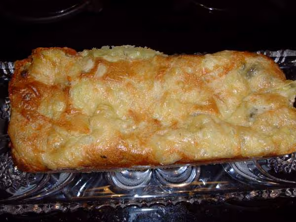 Cake au bresse bleu et fondant au chevre