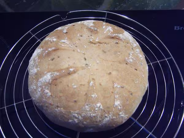 Pain cocotte au sesame et lin