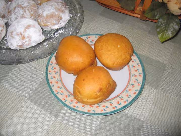 Beignets sans sucre glace