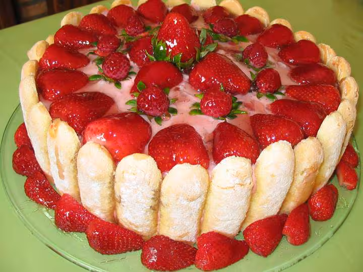 Charlotte citron framboise de flore