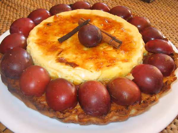 Tarte automnale de flore
