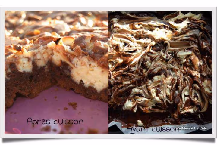 Brownies facon cheesecakes