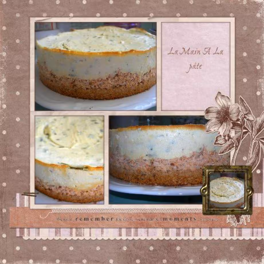 Cheesecake au saumon