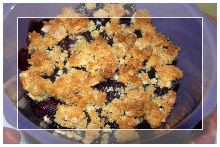 Crumble aux cerises