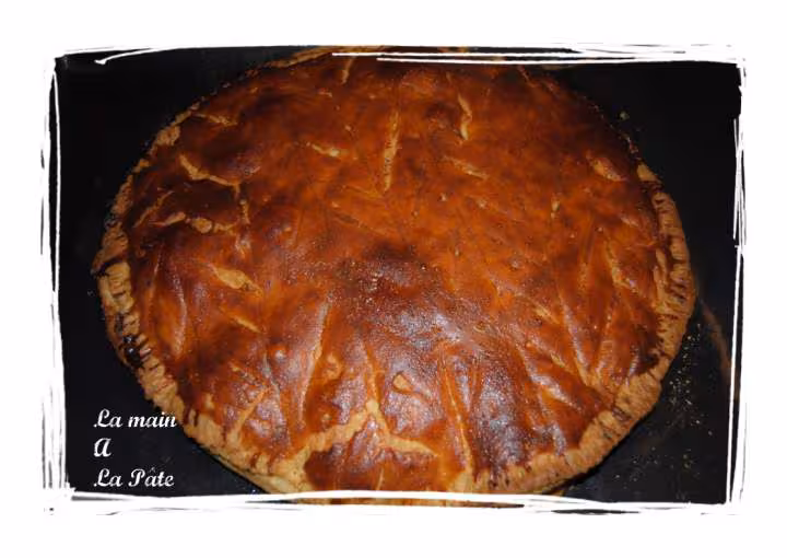 Galette cerises pistaches
