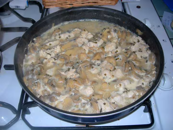 Hachis de dinde aux champignons et porto