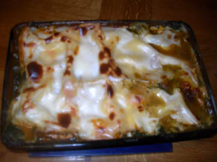 Lasagnes au saumon fume et epinards